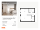 Продажа 1-комнатной квартиры 34 м², 32/32 этаж