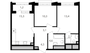 Продажа 2-комнатной квартиры 54,9 м², 11/15 этаж