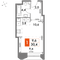 Продажа 1-комнатной квартиры 30,4 м², 27/47 этаж