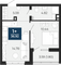 Продажа 1-комнатной квартиры 36,9 м², 2/18 этаж