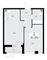 Продажа квартиры со свободной планировкой 41 м², 2/9 этаж