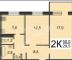 Продажа 2-комнатной квартиры 51,3 м², 4/9 этаж