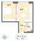 Продажа 1-комнатной квартиры 32,9 м², 40/52 этаж