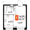 Продажа квартиры-студии 24,7 м², 2/15 этаж
