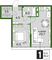 Продажа 1-комнатной квартиры 46,2 м², 19/19 этаж