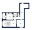 Продажа 2-комнатной квартиры 66,1 м², 24/25 этаж