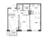 Продажа 3-комнатной квартиры 56,7 м², 7/25 этаж