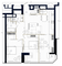 Продажа квартиры со свободной планировкой 113,8 м², 33/44 этаж