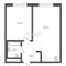 Продажа 2-комнатной квартиры 39,1 м², 33/34 этаж
