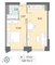 Продажа 1-комнатной квартиры 37,4 м², 2/58 этаж