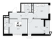 Продажа квартиры со свободной планировкой 50,8 м², 11/16 этаж