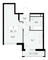 Продажа квартиры со свободной планировкой 36,1 м², 14/30 этаж