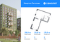 Продажа 1-комнатной квартиры 39,8 м², 2/11 этаж