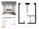 Продажа 1-комнатной квартиры 35,9 м², 34/53 этаж