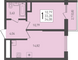 Продажа 1-комнатной квартиры 34,1 м², 14/24 этаж