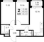 Продажа 2-комнатной квартиры 46,4 м², 3/9 этаж