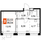 Продажа 2-комнатной квартиры 38 м², 2/15 этаж