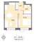 Продажа 1-комнатной квартиры 36,5 м², 5/30 этаж