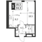 Продажа квартиры-студии 34,3 м², 33/47 этаж