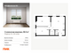 Продажа 2-комнатной квартиры 56,3 м², 32/33 этаж
