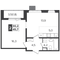 Продажа 2-комнатной квартиры 45,4 м², 12/24 этаж