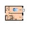 Продажа 1-комнатной квартиры 36,9 м², 14/16 этаж