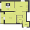 Продажа 2-комнатной квартиры 49,3 м², 6 этаж