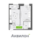 Продажа 1-комнатной квартиры 37,1 м², 12/16 этаж