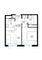 Продажа 1-комнатной квартиры 36,4 м², 16/17 этаж