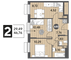 Продажа 2-комнатной квартиры 46,8 м², 13/15 этаж