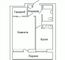 Продажа 1-комнатной квартиры 44,5 м², 2/10 этаж