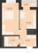 Продажа 1-комнатной квартиры 39,6 м², 20 этаж