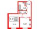 Продажа 1-комнатной квартиры 39,1 м², 1/5 этаж