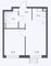 Продажа 2-комнатной квартиры 33,7 м², 15/17 этаж
