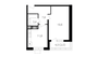 Продажа 1-комнатной квартиры 44,4 м², 17/21 этаж