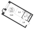Продажа квартиры-студии 26,9 м², 20/20 этаж