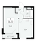 Продажа квартиры со свободной планировкой 38,3 м², 4/30 этаж