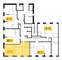 Продажа 2-комнатной квартиры 57,2 м², 1/11 этаж