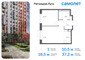 Продажа 1-комнатной квартиры 37,2 м², 11/12 этаж