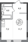 Продажа квартиры-студии 27,1 м², 12/17 этаж