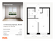 Продажа 1-комнатной квартиры 32,2 м², 33/33 этаж
