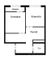 Продажа 2-комнатной квартиры 43,6 м², 2/8 этаж