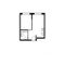 Продажа 1-комнатной квартиры 38,1 м², 3/9 этаж