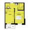 Продажа 1-комнатной квартиры 43 м², 20/23 этаж