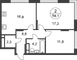 Продажа 2-комнатной квартиры 59,1 м², 11/17 этаж