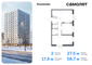 Продажа 2-комнатной квартиры 58,7 м², 10/15 этаж