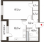 Продажа 1-комнатной квартиры 41,8 м², 2/6 этаж
