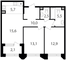 Продажа 2-комнатной квартиры 67,4 м², 2/17 этаж