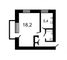 Продажа 1-комнатной квартиры 31,4 м², 2/3 этаж