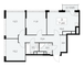 Продажа квартиры со свободной планировкой 71,6 м², 30/30 этаж